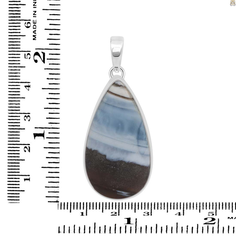 Blue Opal Pendant-SP BLO-1-24