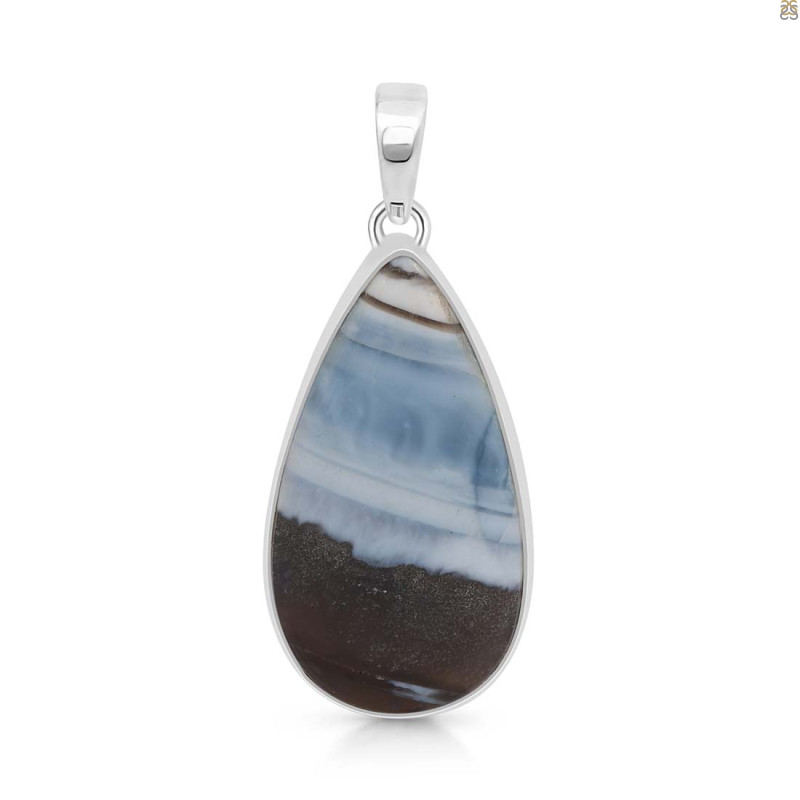 Blue Opal Pendant-SP BLO-1-24