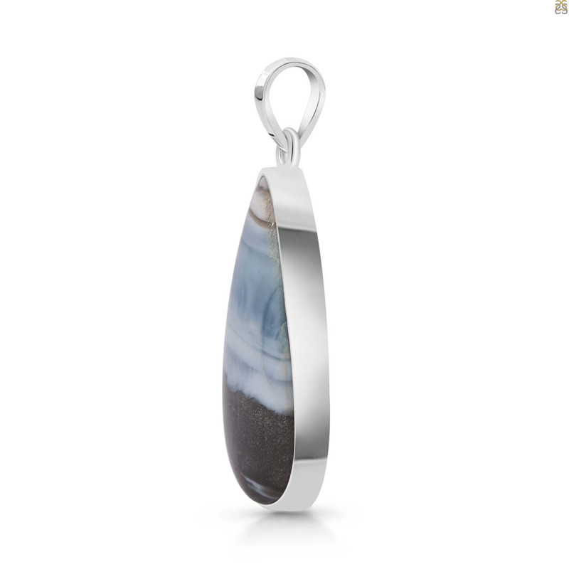 Blue Opal Pendant-SP BLO-1-24