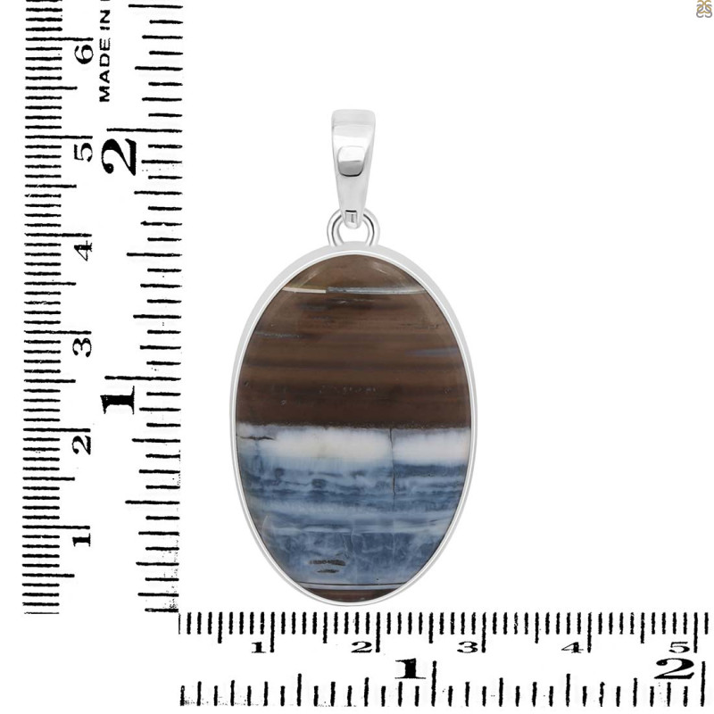 Blue Opal Pendant-SP BLO-1-39