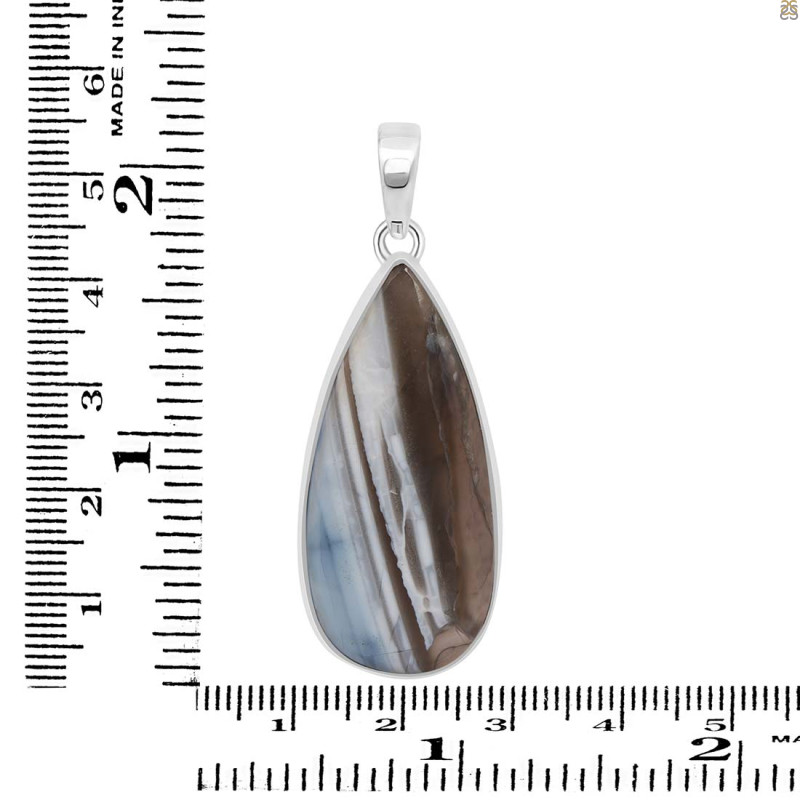 Blue Opal Pendant-SP BLO-1-7