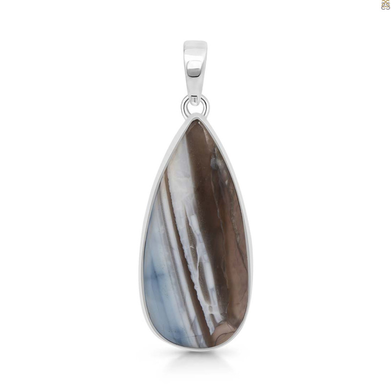 Blue Opal Pendant-SP BLO-1-7