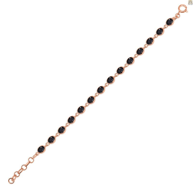 Black Tourmaline Bracelet BLS-RDB-113-CUT.