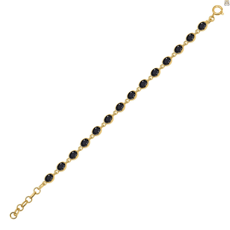 Black Tourmaline Bracelet BLS-RDB-113-CUT.