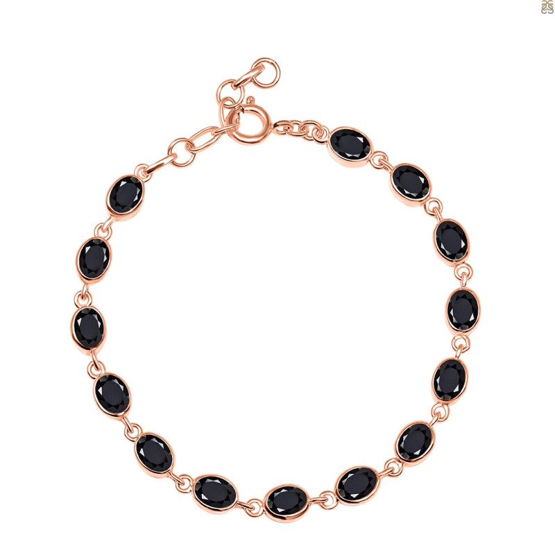 Black Tourmaline Bracelet BLS-RDB-113-CUT.