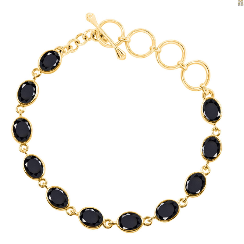 Black Tourmaline Bracelet BLS-RDB-114-CUT.