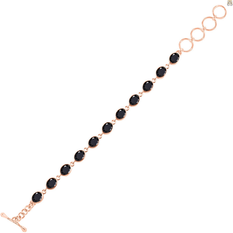 Black Tourmaline Bracelet BLS-RDB-114-CUT.
