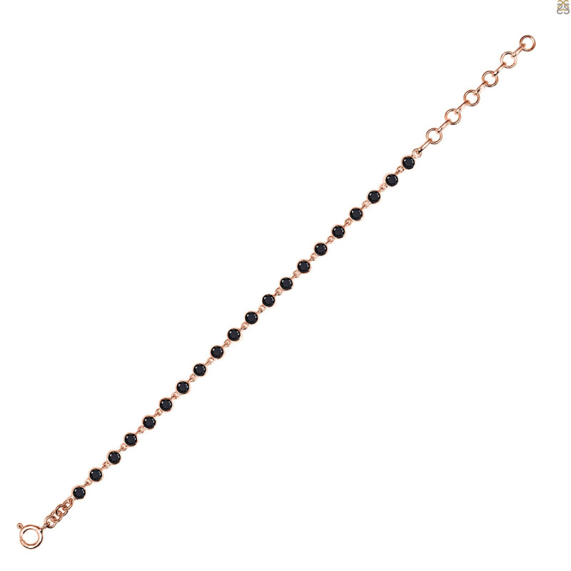 Black Tourmaline Bracelet BLS-RDB-116-CUT.
