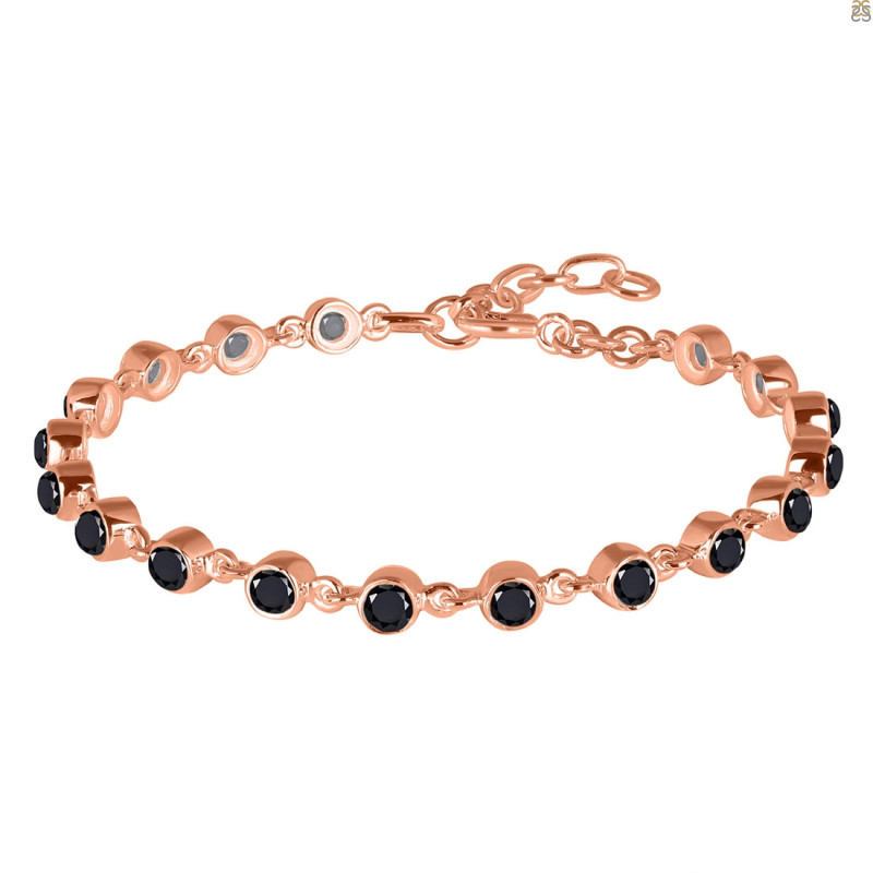Black Tourmaline Bracelet BLS-RDB-116-CUT.