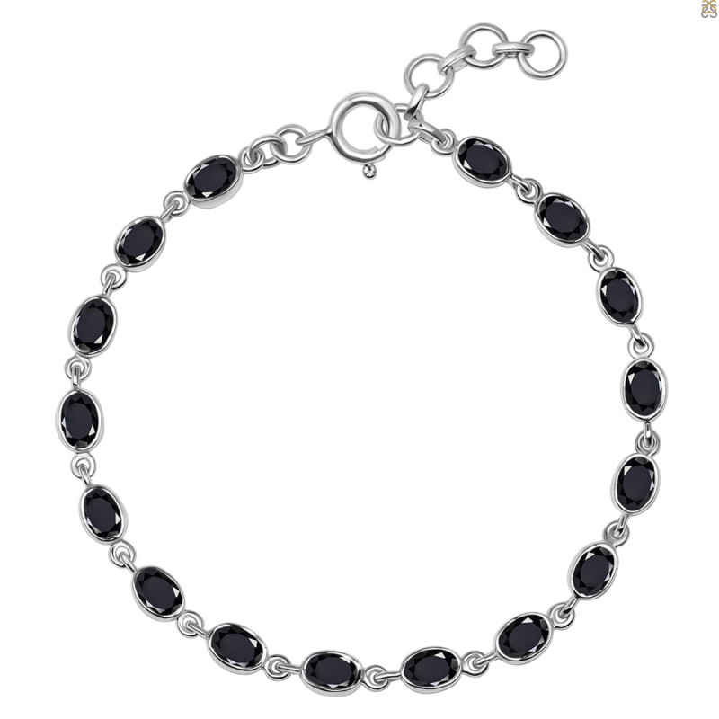 Black Tourmaline Bracelet BLS-RDB-117-CUT.