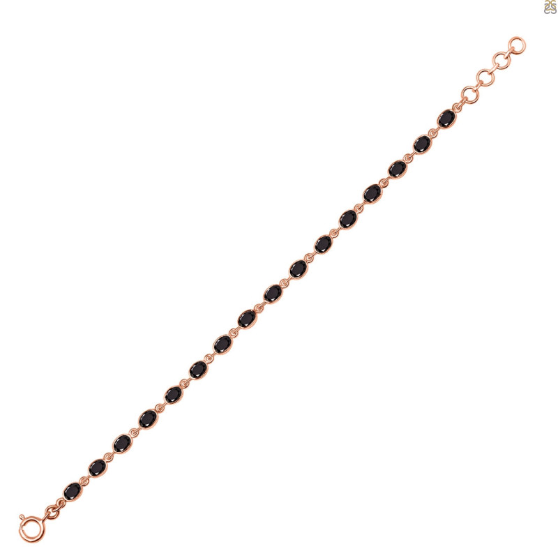 Black Tourmaline Bracelet BLS-RDB-117-CUT.