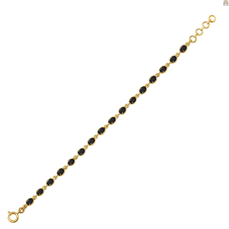 Black Tourmaline Bracelet BLS-RDB-117-CUT.