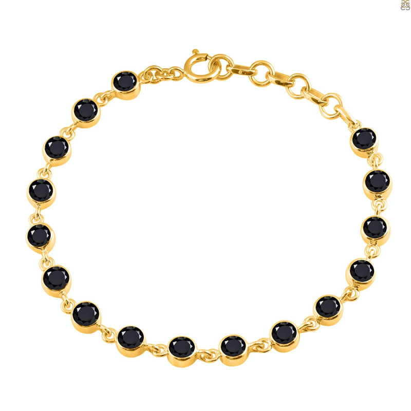 Black Tourmaline Bracelet BLS-RDB-118-CUT.