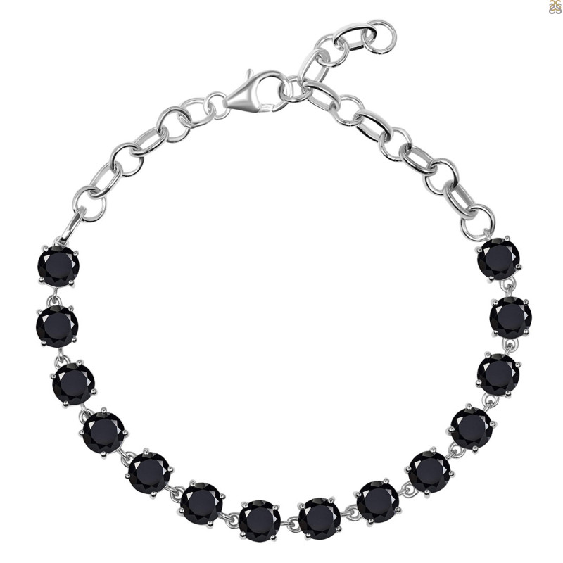 Black Tourmaline Bracelet BLS-RDB-73-CUT.