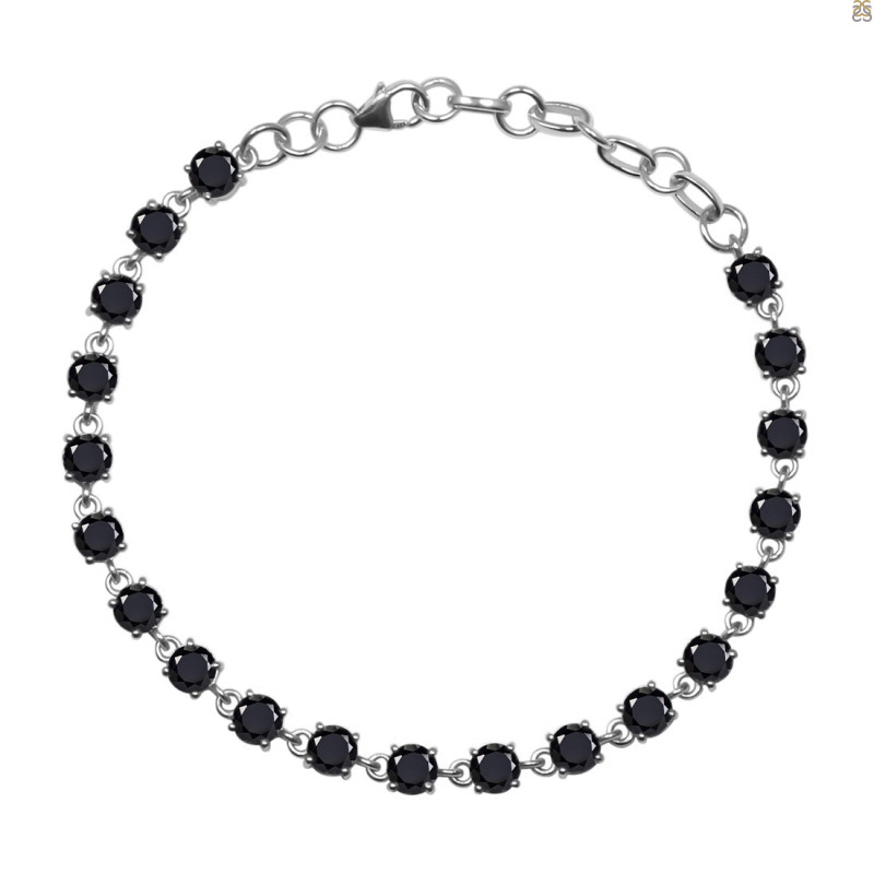 Black Tourmaline Bracelet BLS-RDB-74-CUT.