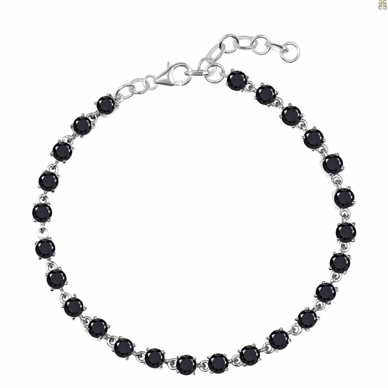 Black Tourmaline Bracelet BLS-RDB-75-CUT.