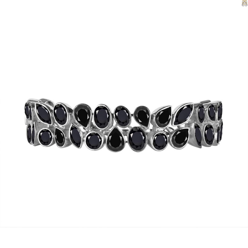 Black Tourmaline Bracelet BLS-RDB-91-CUT.