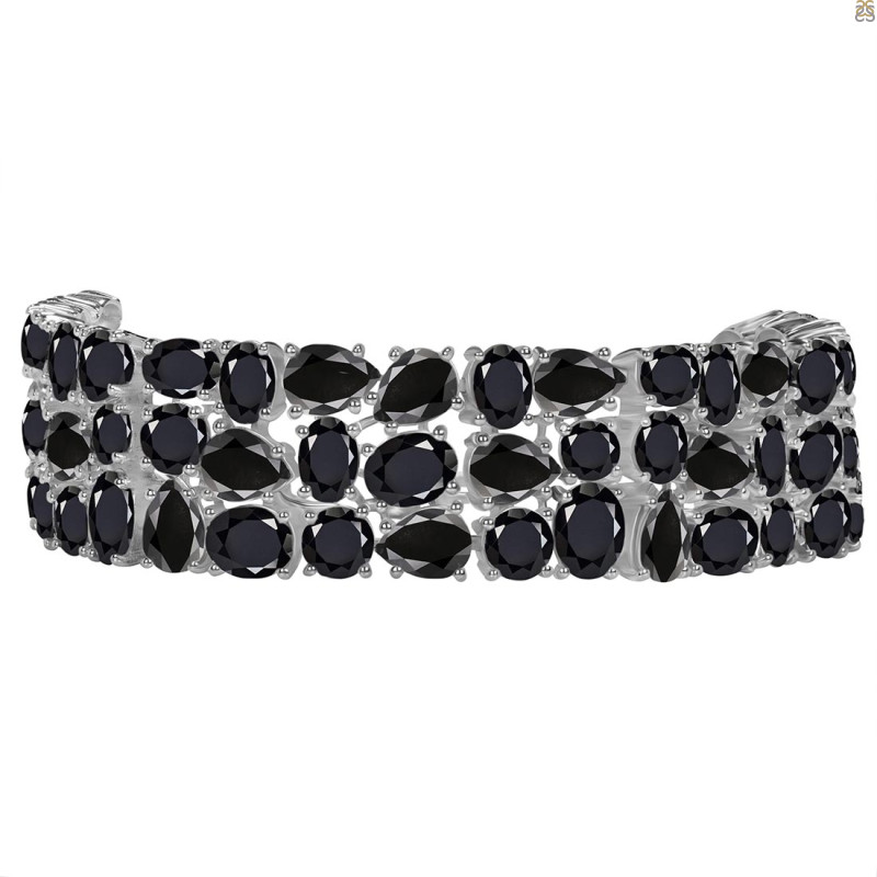 Black Tourmaline Bracelet BLS-RDB-92-CUT.