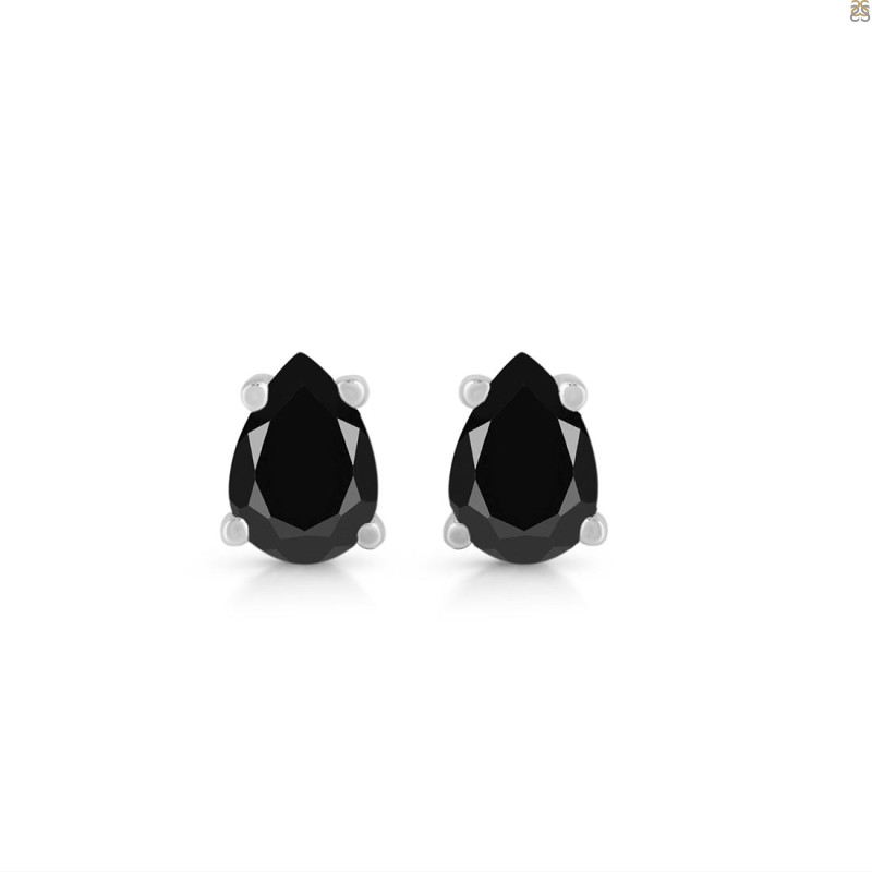 Black Tourmaline Stud Earring BLS-RDE-1174.