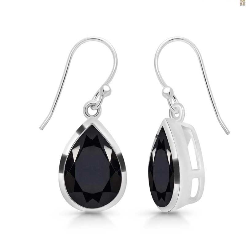 Black Tourmaline Earring