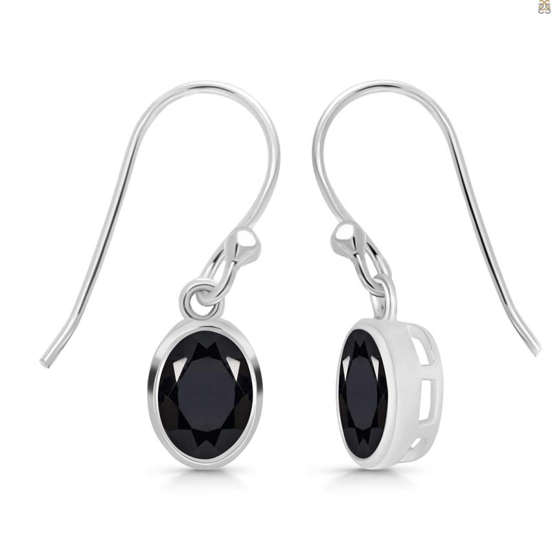 Black Tourmaline Earring