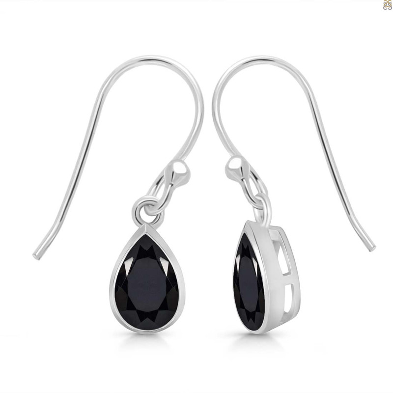 Black Tourmaline Earring