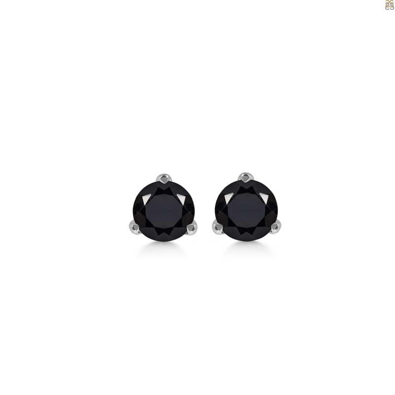 Black Tourmaline Stud Earring BLS-RDE-1564.