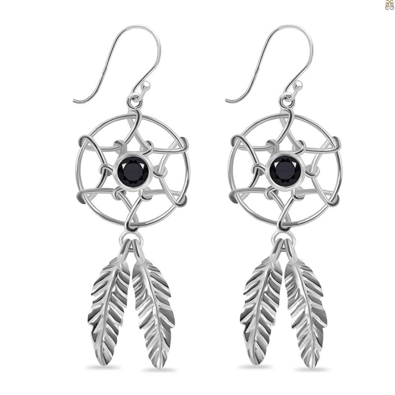 Black Tourmaline Earring BLS-RDE-270.