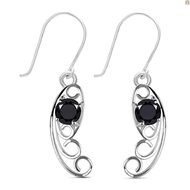 Black Tourmaline Earring BLS-RDE-46.