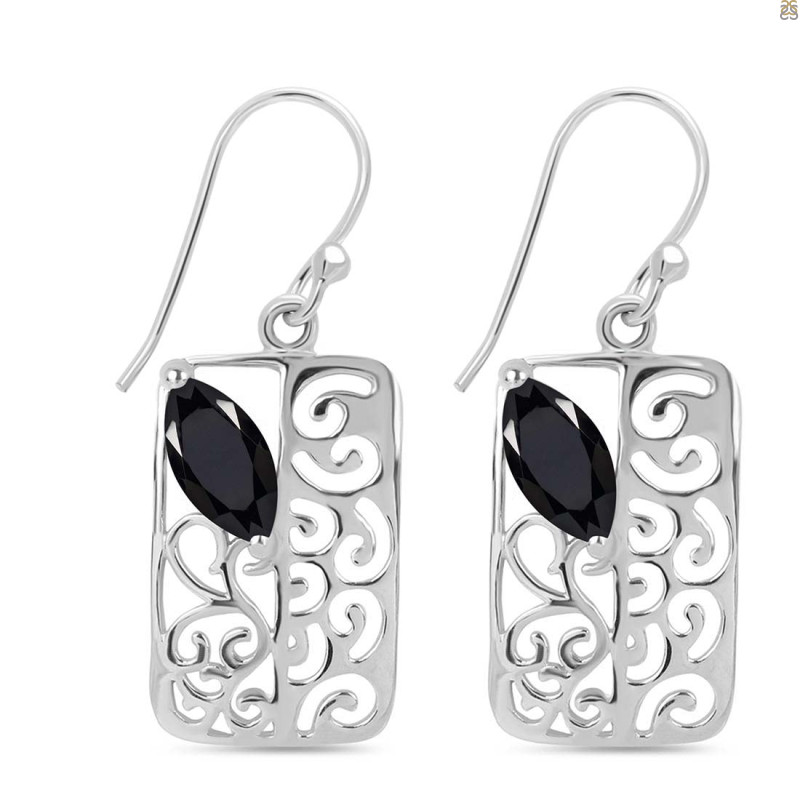 Black Tourmaline Earring BLS-RDE-47.