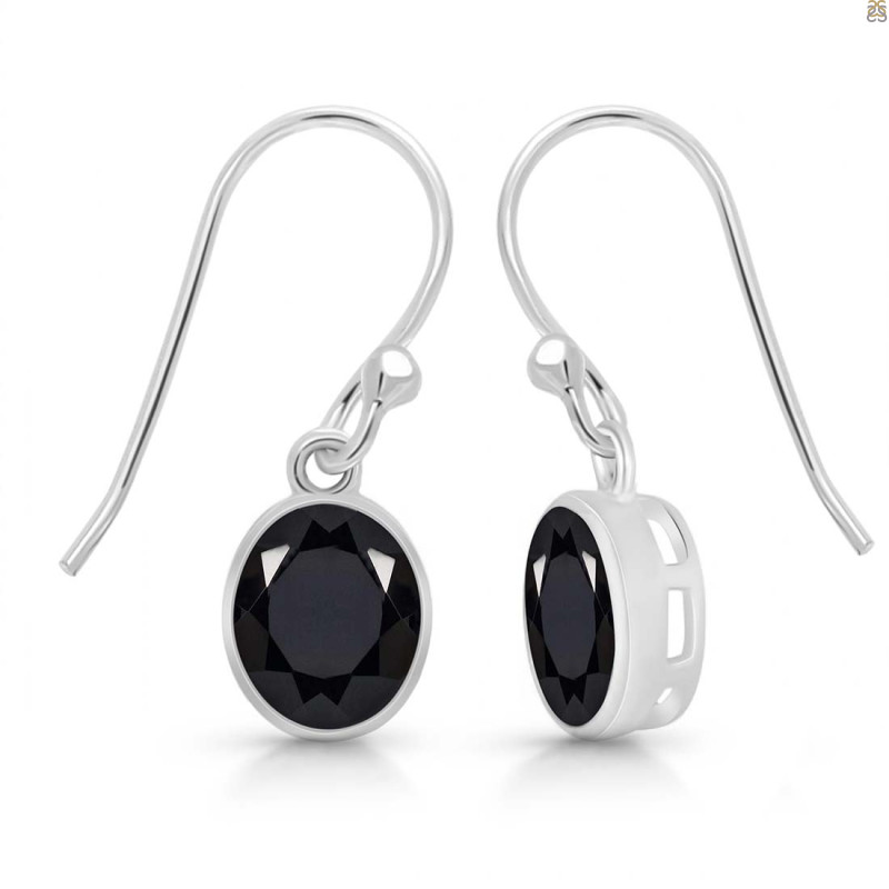 Black Tourmaline Earring