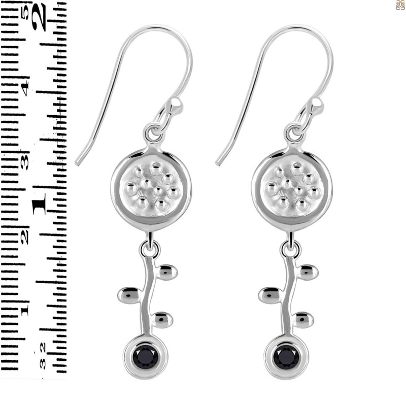 Black Tourmaline Earring BLS-RDE-638.