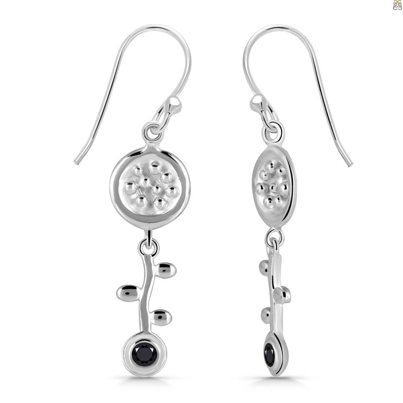 Black Tourmaline Earring