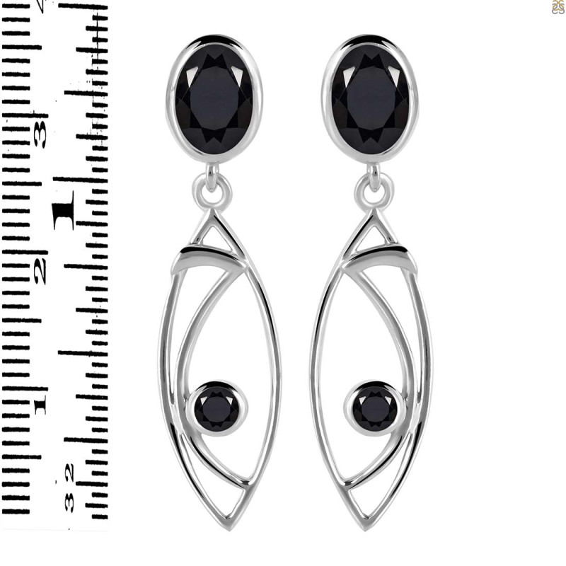 Black Tourmaline Earring BLS-RDE-645.