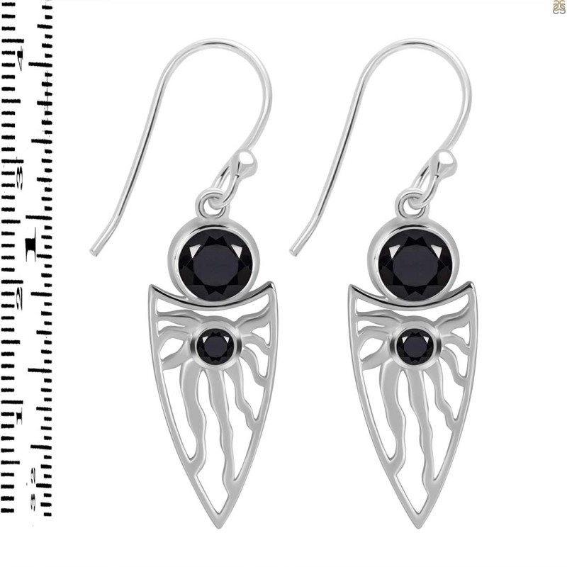 Black Tourmaline Earring BLS-RDE-649.