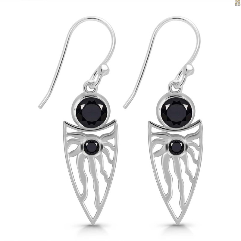 Black Tourmaline Earring BLS-RDE-649.