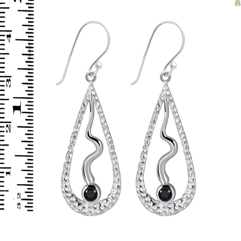 Black Tourmaline Earring BLS-RDE-651.