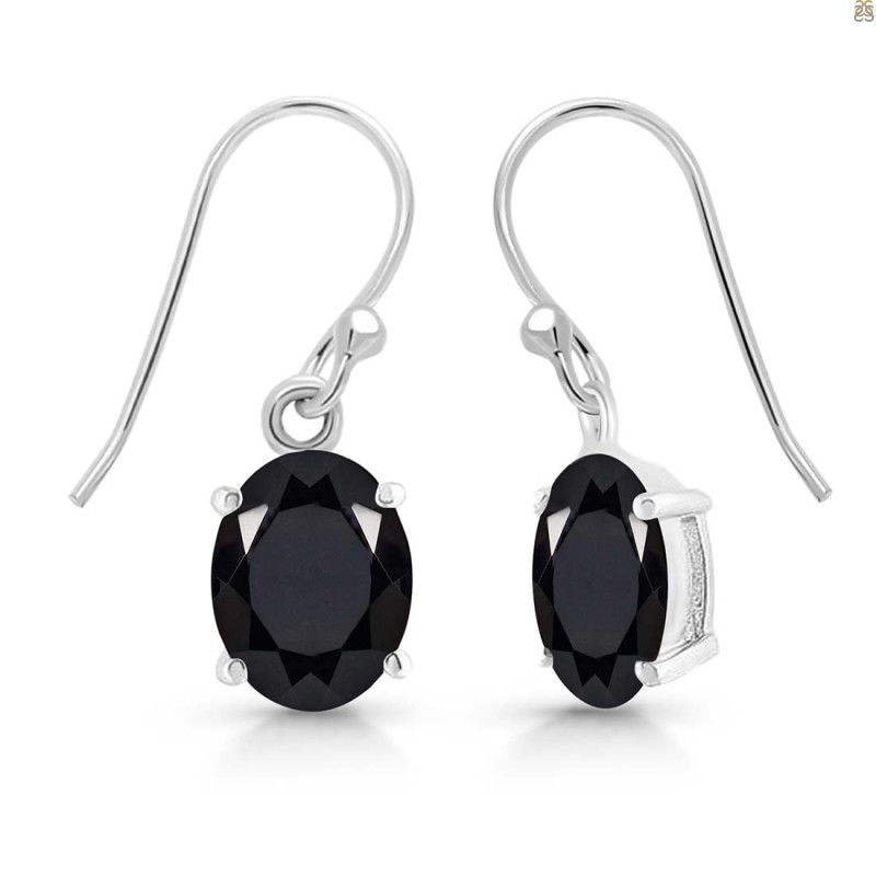 Black Tourmaline Earring