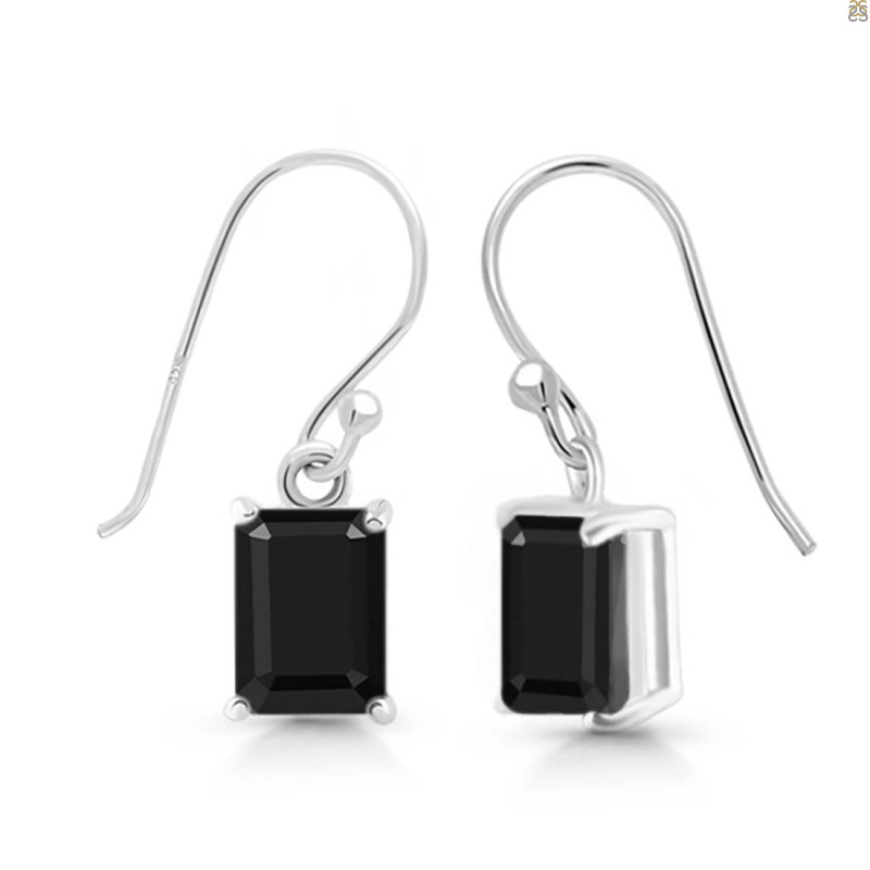 Black Tourmaline Earring