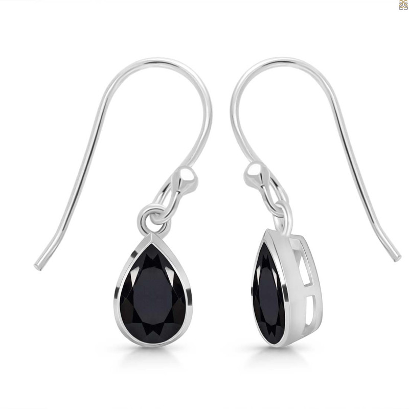 Black Tourmaline Earring