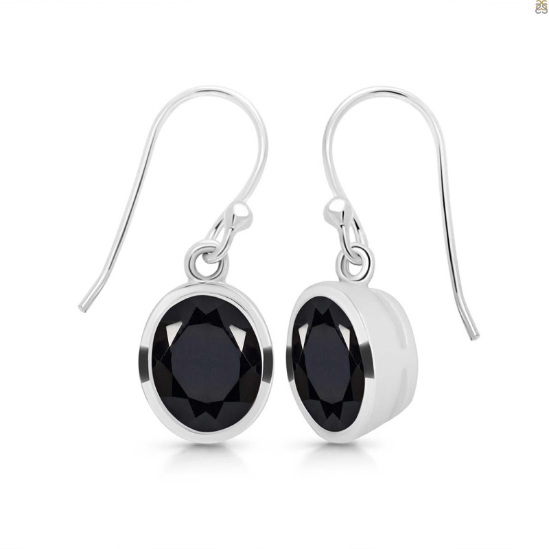 Black Tourmaline Earring