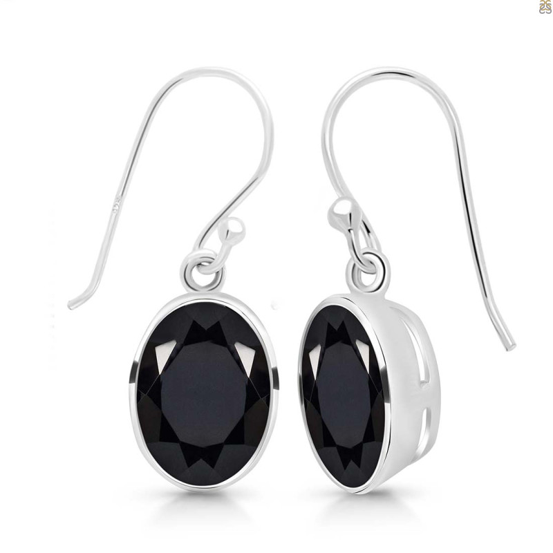 Black Tourmaline Earring