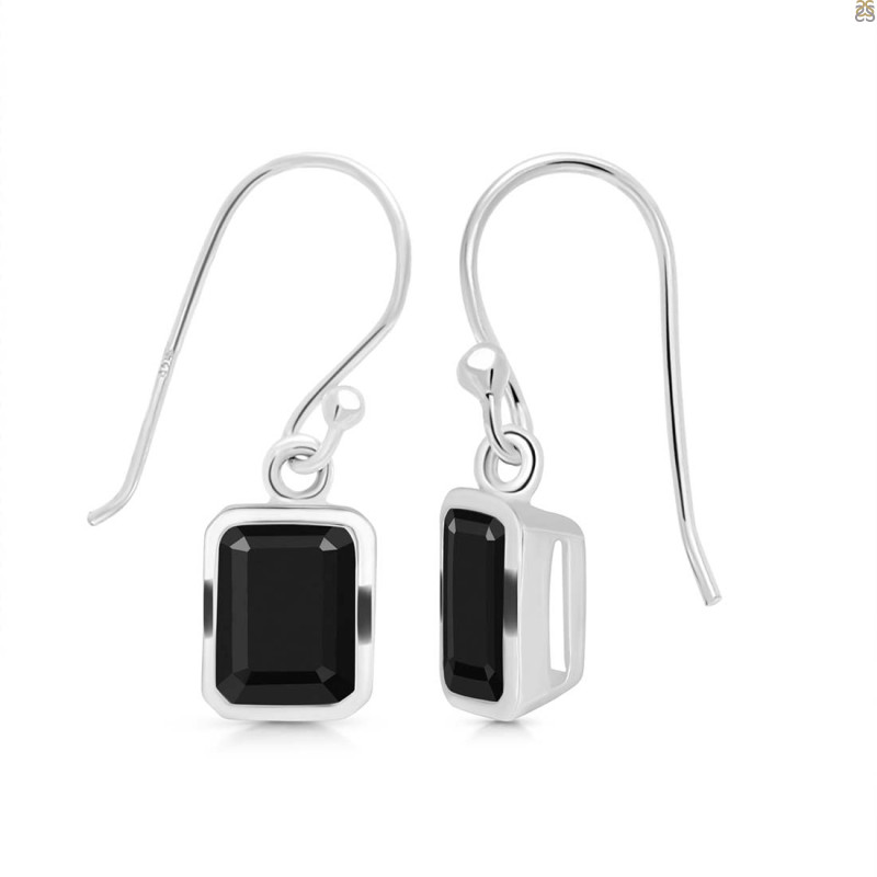 Black Tourmaline Earring