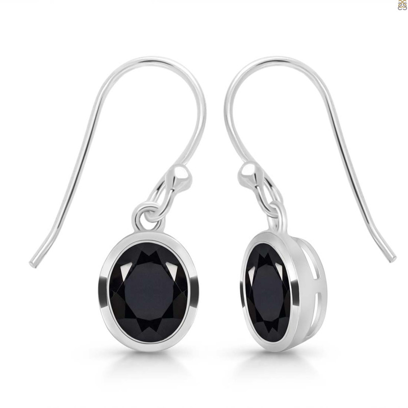 Black Tourmaline Earring
