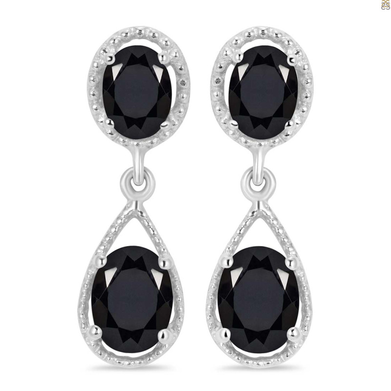 Black Tourmaline Earring BLS-RDE-73.