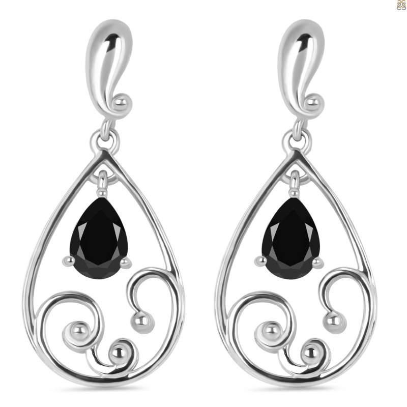 Black Tourmaline Earring BLS-RDE-76.