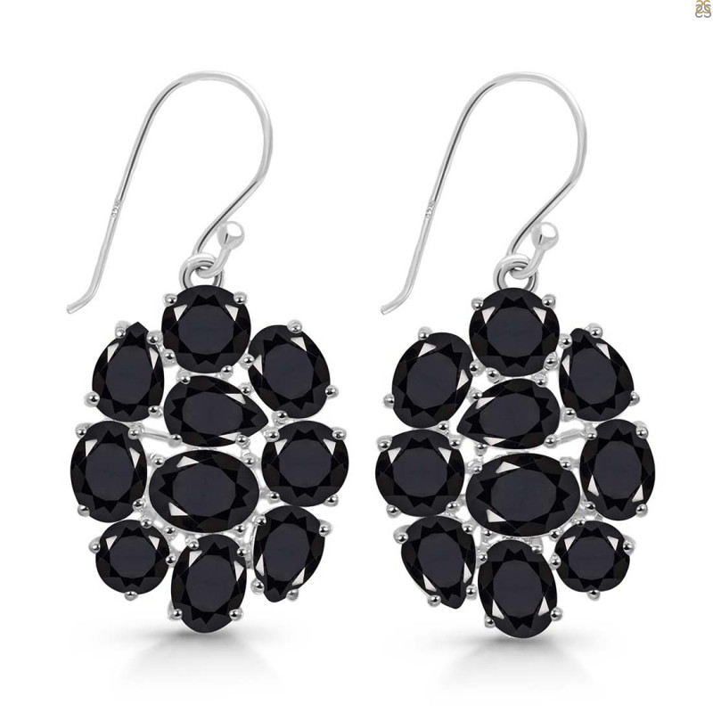 Black Tourmaline Earring