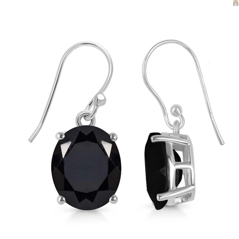 Black Tourmaline Earring
