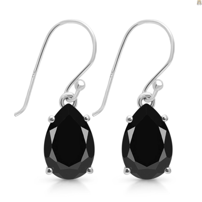 Black Tourmaline Earring