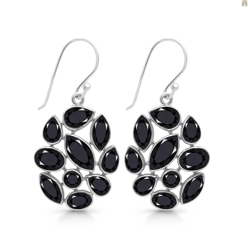 Black Tourmaline Earring